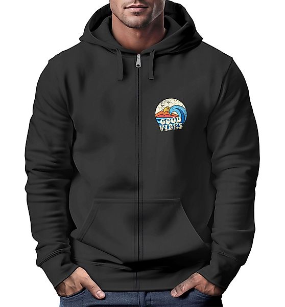 Neverless Sweatjacke Herren Zip Hoodie Sweatjacke günstig online kaufen