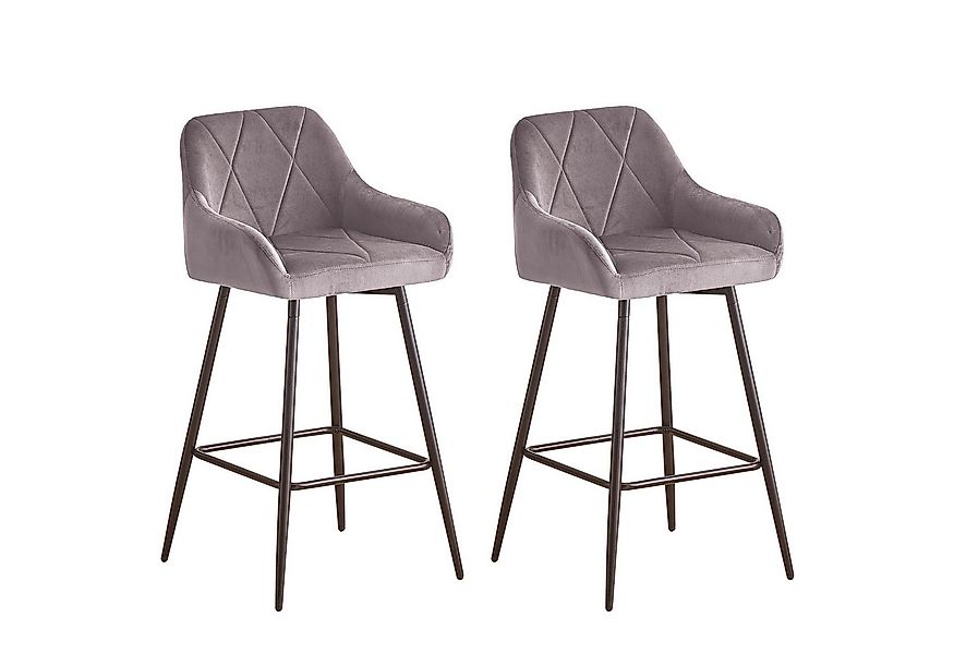 JYMTOM Barhocker Barstuhl mit Armlehne Gepolsterter Tresenhocker Bistrohock günstig online kaufen