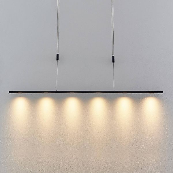 Lucande LED-Pendellampe Stakato, 140 cm, 6-flg., dimmbar günstig online kaufen