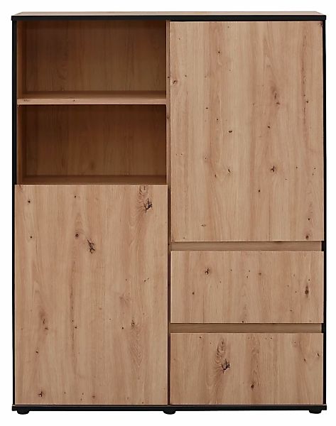 HELA Highboard "Ariana", mit angeschrägten Griffmulden, Breite 100 cm günstig online kaufen