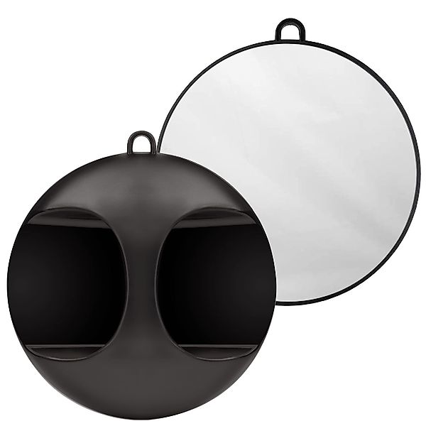 Kurtzy Kosmetikspiegel Schwarzer Friseurspiegel mit Griff günstig online kaufen