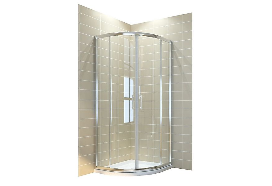 SONNI Runddusche Schiebetür Duschkabine, 80cm/90cm, Höhe:185cm / 195cm günstig online kaufen