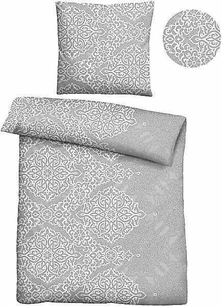 Castell - Markenbettwäsche Bettwäsche "Amalia" 2 Stk. tlg. absolut bügelfre günstig online kaufen