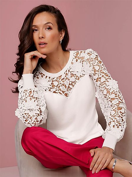 CREATION L PREMIUM Strickpullover "Lyocell-Viskose-Pullover" günstig online kaufen