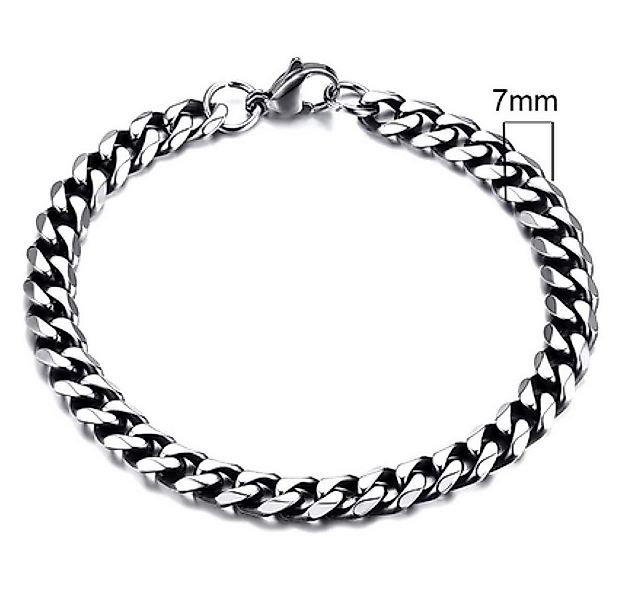 Ware aus aller Welt Panzerarmband Edelstahl massiv Panzer Armband Armkette günstig online kaufen