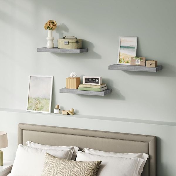 Woltu Wandregal, Set 3-tlg., Wandboard für günstig online kaufen