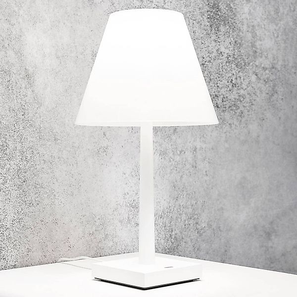 Rotaliana Dina+ LED-Akkutischleuchte weiß/weiß günstig online kaufen