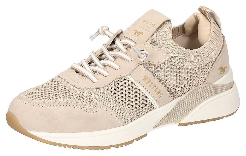 Mustang Shoes Slip-On Sneaker, Slipper, Sneaker, Freizeitschuh mit Glitzera günstig online kaufen