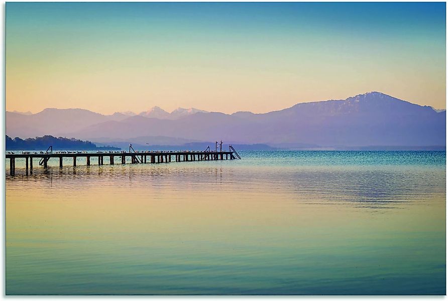 Artland Wandbild "Morgen am Chiemsee", Seebilder, (1 St.), als Alubild, Out günstig online kaufen