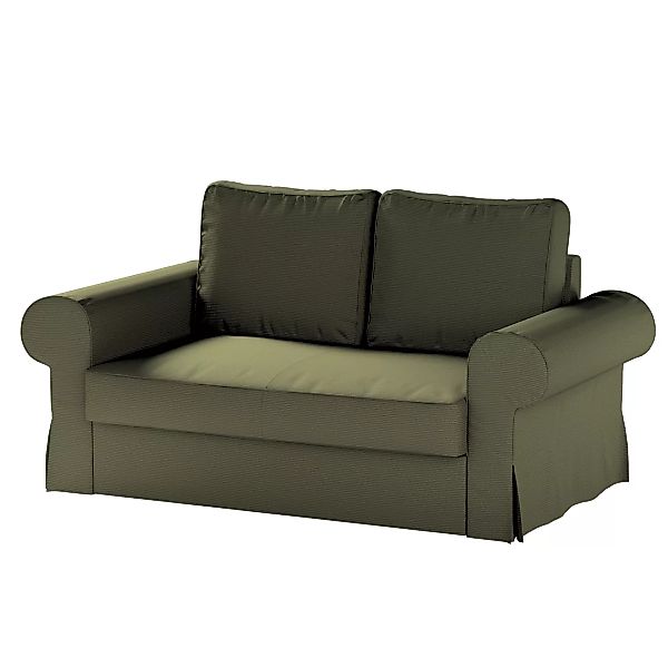 Bezug für Backabro 2-Sitzer Sofa ausklappbar, olivgrün, Bezug für Backabro günstig online kaufen