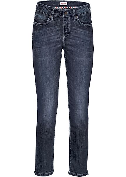 Komfort-Stretch-7/8-Jeans mit Schlitz günstig online kaufen