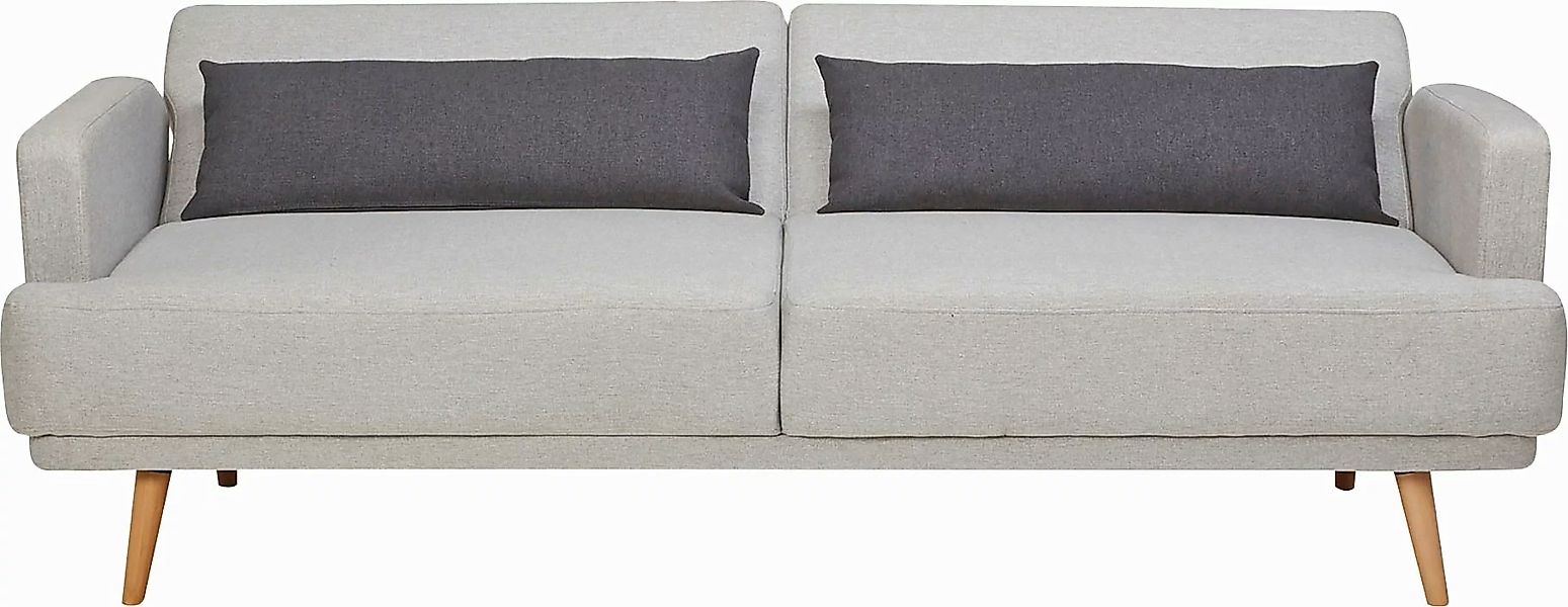 SalesFever Schlafsofa "Malmö, 2,5-Sitzer, Sofa inkl. Zierkissen", mit Schla günstig online kaufen