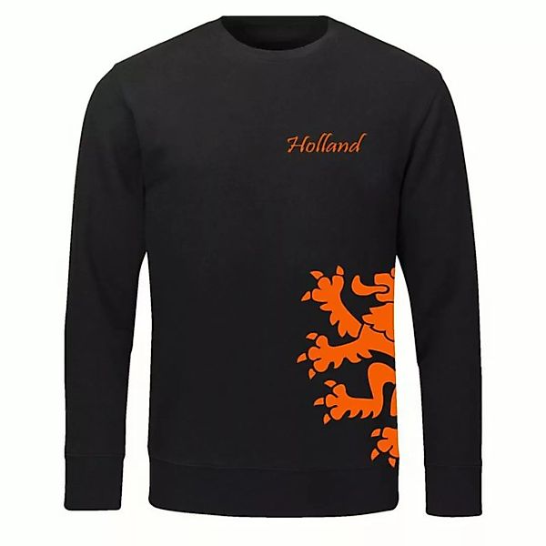 multifanshop Sweatshirt Holland - Löwe seitlich - Pullover günstig online kaufen