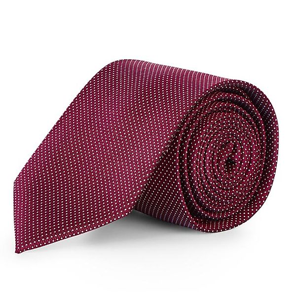 Seidenfalter Krawatte aus Seide, extralang Farbe weinrot Größe: One Size günstig online kaufen