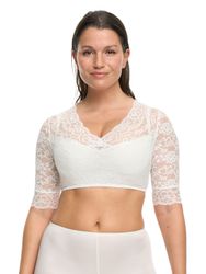 Susa Dirndlbluse Wiesn-Zauber florale Spitze, halbarm, günstig online kaufen