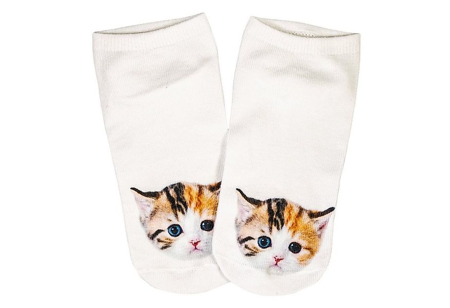 cosey Sneakersocken 1 Paar Sneaker Socken – Katzen Design – Einheits-Größe günstig online kaufen