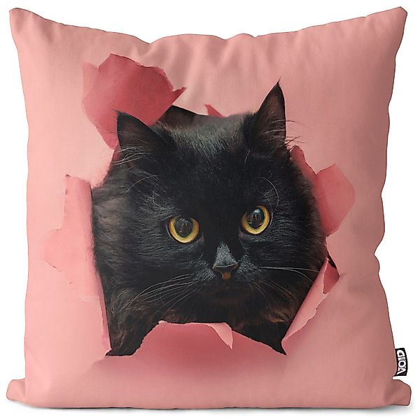 VOID Kissenbezug, (1 Stück), Schwarze Katze günstig online kaufen