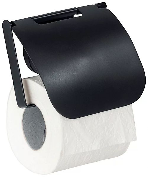 WENKO Toilettenpapierhalter "Static-Loc Plus Pavia", mit Deckel, Befestigen günstig online kaufen