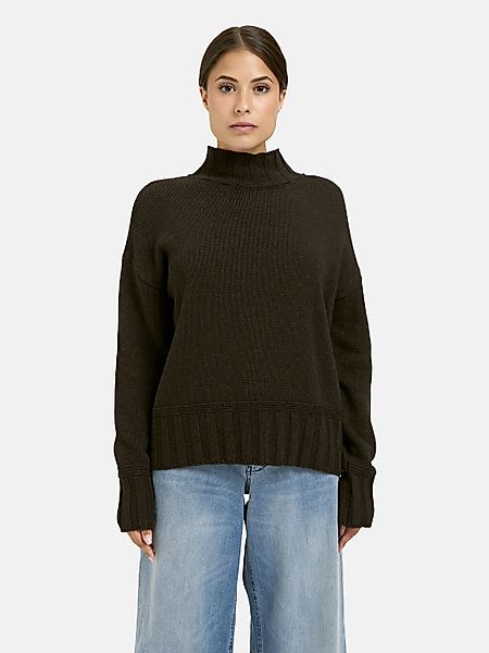 Milano Italy Rollkragenpullover mit überschnittener Schulter günstig online kaufen