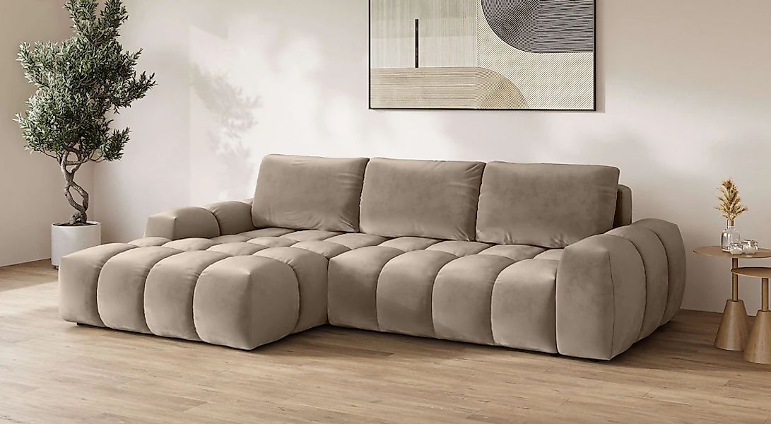 INOSIGN Ecksofa "AZITA klein optionale Schlafsofa mit Bettkasten, B/T/H: 27 günstig online kaufen