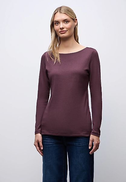 STREET ONE Langarmshirt im soften Baumwoll-Mix günstig online kaufen