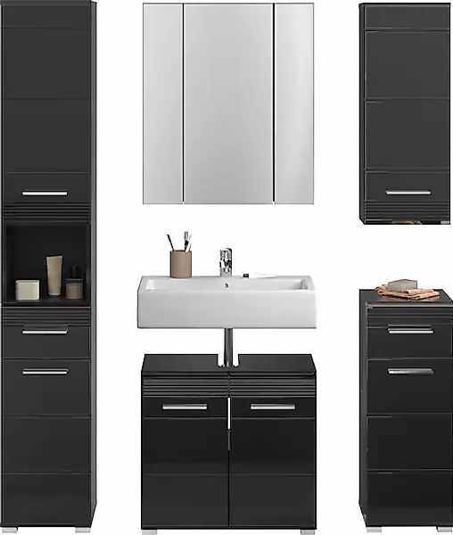 INOSIGN Badmöbel-Set "Malmö, 5 teilig, bestehend aus:", (Set, 5 St.), Badmö günstig online kaufen