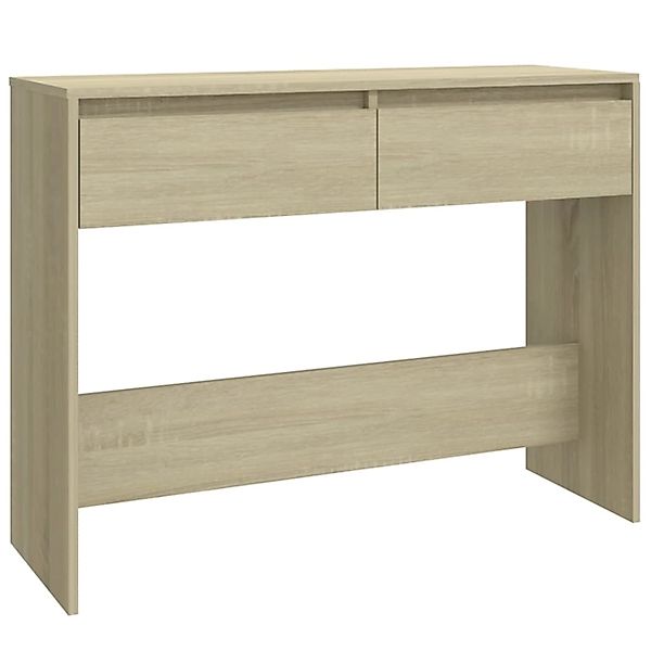 vidaXL Konsolentisch Sonoma-Eiche 100x35x76,5 cm Holzwerkstoff günstig online kaufen