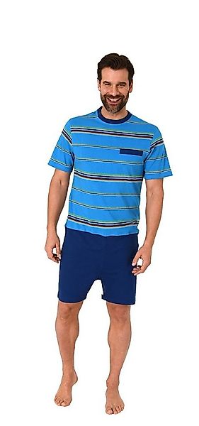 Normann Care Pyjama Herren Pflegeoverall kurzarm mit Reissverschluss am Rüc günstig online kaufen