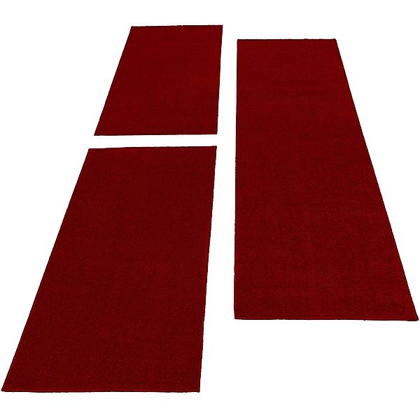 Carpettex Kurzflor-Bettumrandung Unicolor - Einfarbig, Höhe günstig online kaufen