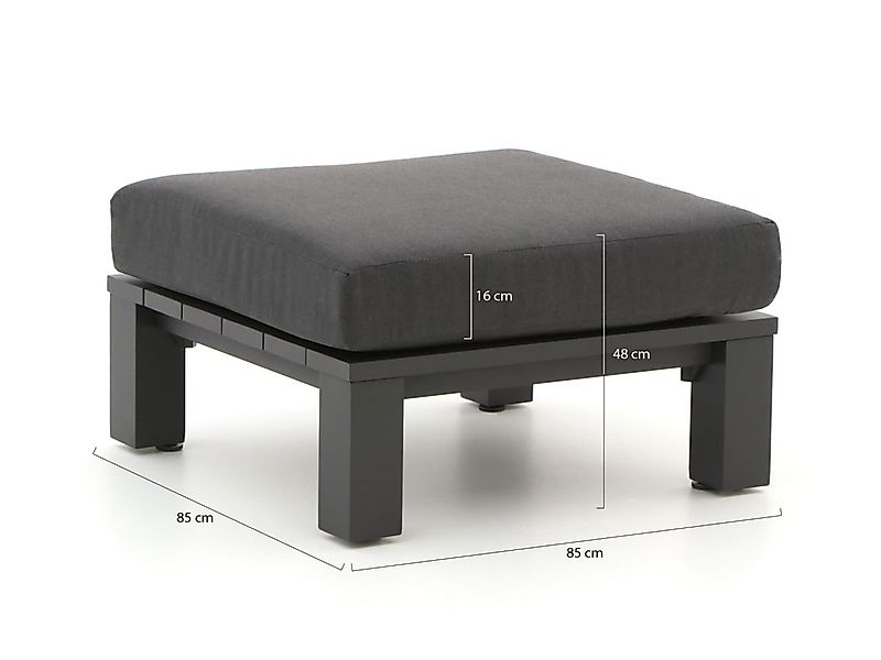 Bellagio Campazzo Gartenhocker 85x85x30 cm günstig online kaufen