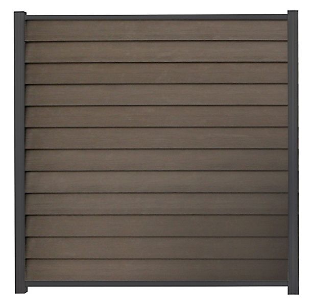 GartenLand Zaun Schwedenprofil WPC ca. 180 günstig online kaufen