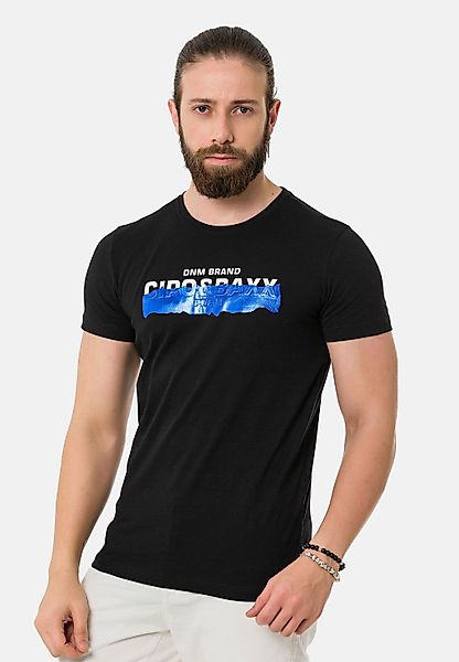 Cipo & Baxx T-Shirt "T-Shirt", mit Rundhals-Ausschnitt günstig online kaufen