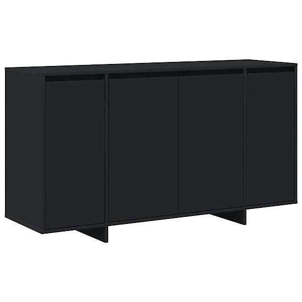 vidaXL Sideboard Schwarz 135 x 41 x 69 cm Holzwerkstoff 3333887 günstig online kaufen