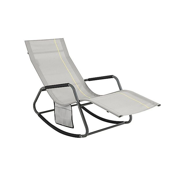 SoBuy Gartenliege OGS47, Schaukelstuhl mit Seitentasche, günstig online kaufen
