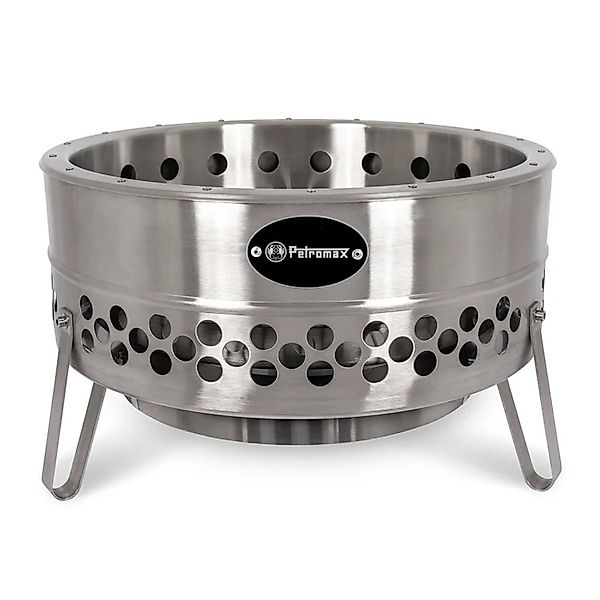 Petromax Feuerschale Tyropit Edelstahl Silber 34,9 cm x Ø 57 cm günstig online kaufen