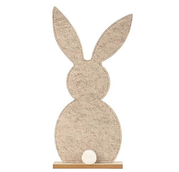 Mel-O-Design Osterhase Hasenfigur aus Polyester Filz auf Holzsockel Deko – günstig online kaufen