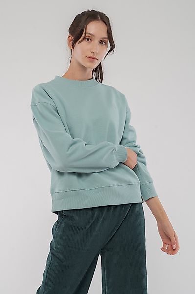 Heavy Drop Shoulder Sweatshirt aus Bio Baumwolle günstig online kaufen