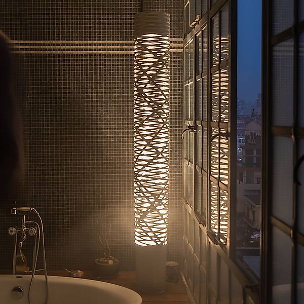 Foscarini Tress grande LED-Stehleuchte, weiß günstig online kaufen