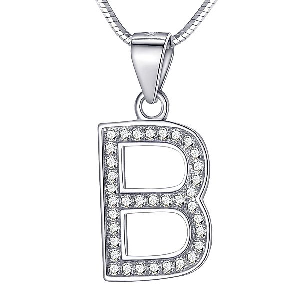 Morella Kette mit Anhänger Buchstabenkette Halskette günstig online kaufen