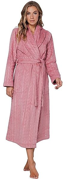 Pastunette Damenbademantel Damen Morgenmantel lang, lang, Polyester, Schalk günstig online kaufen