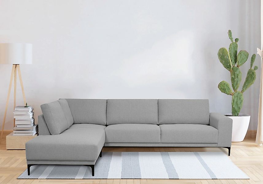 Places of Style Ecksofa "Xander, L-Form,", Breite 289 cm, Webstoff, Soft-To günstig online kaufen