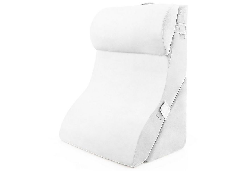 COSTWAY Keilkissen, 3-tlg., orthopädisches Lesekissen, Venenkissen zum Bein günstig online kaufen