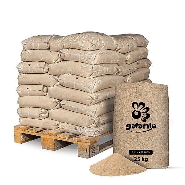 Quarzsand 1,0 - 2,0 mm (Palette, günstig online kaufen