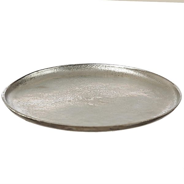 MARELIDA Dekoteller Dekoteller Dekotablett Kerzenteller Aluminium günstig online kaufen