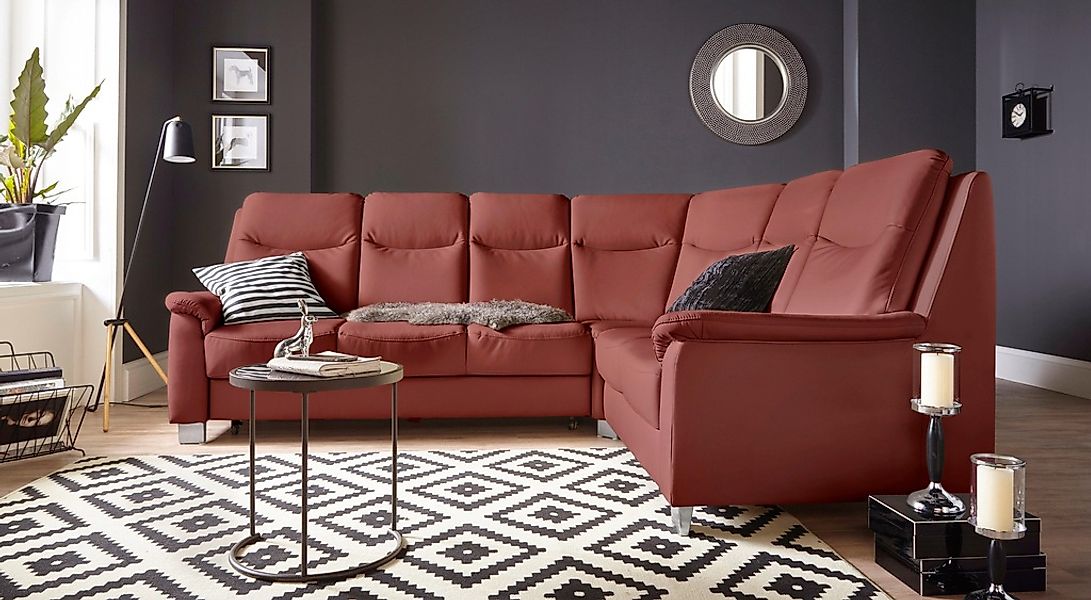 sit&more Ecksofa "Boccaccio L-Form" mit Federkern und Kopfteilverstellung, günstig online kaufen