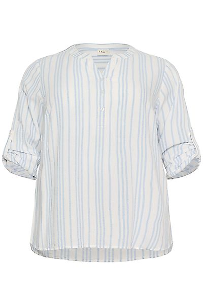 KAFFE Curve Langarmbluse Langarm-Bluse KCmille Große günstig online kaufen
