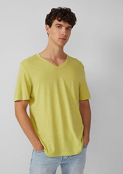 s.Oliver Kurzarmshirt T-Shirt aus Baumwolle mit günstig online kaufen
