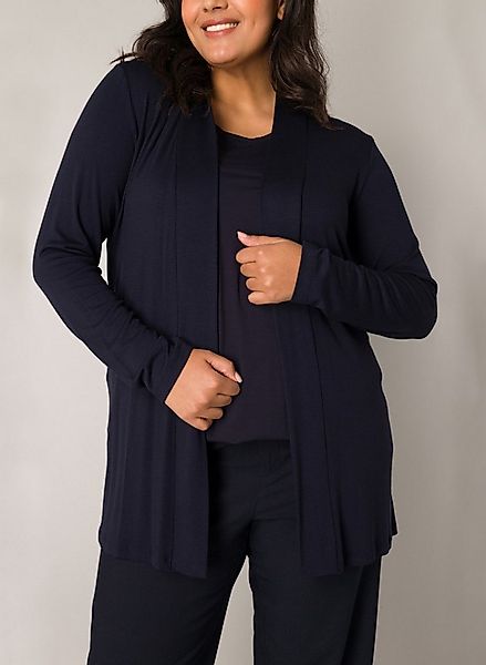 Base Level Curvy Strickjacke im verschlusslosen Design günstig online kaufen