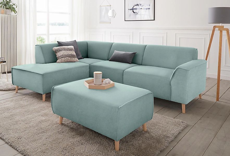 andas Ecksofa "Janek Scandic Design, elegant und zeitlos, L-Form", mit Fede günstig online kaufen