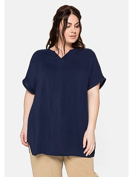 Sheego Tunika Große Größen mit Blende günstig online kaufen